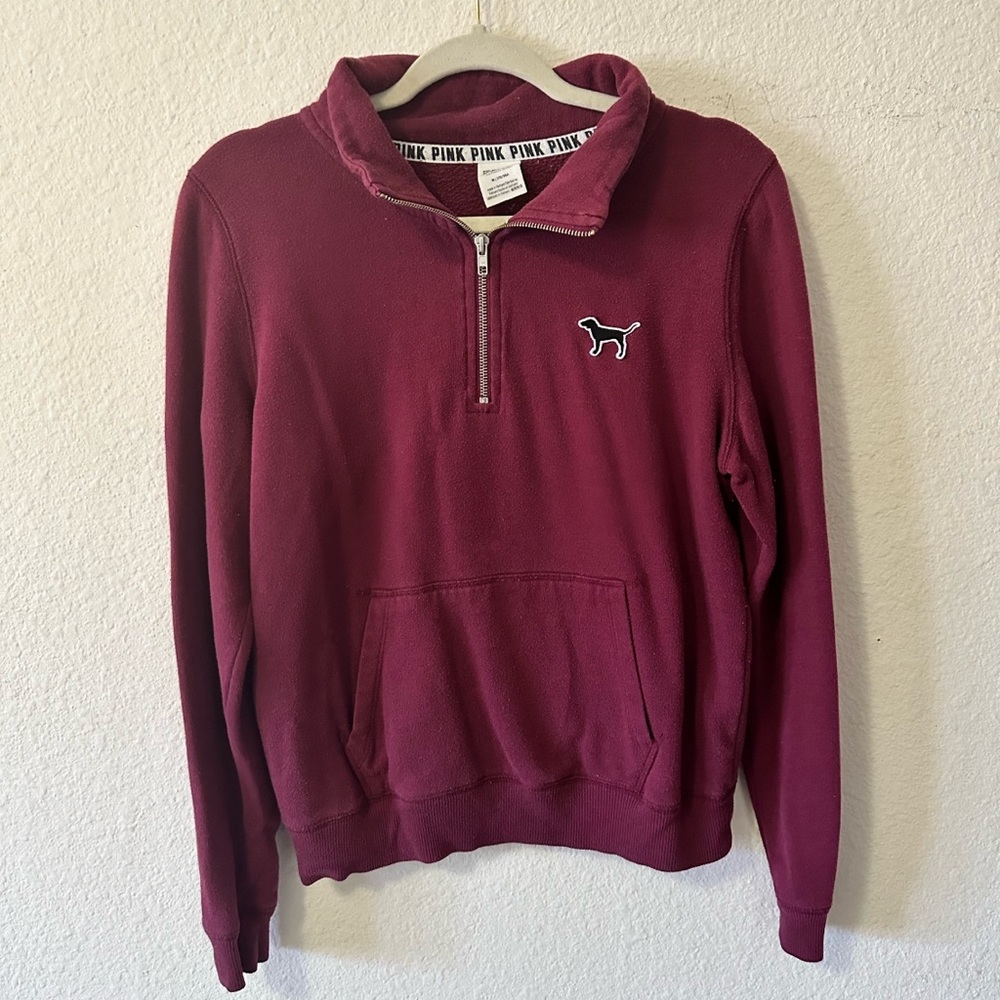 PINK (Victoria Secret) quarter zipped sweater